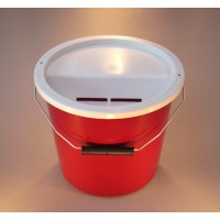 Red Charity Collection Box